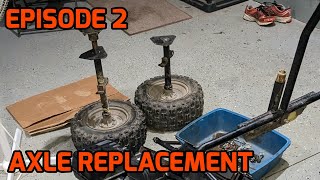 EP. 2 Installing A New 3/4" Axle On A Carter SPX Go-Kart