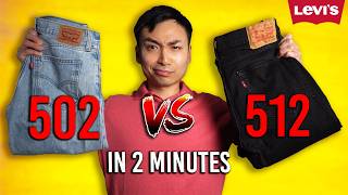 Which Jean Is Better? | Levi's 502 Regular Taper VS 512 Slim Taper