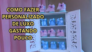 COMO FAZER LEMBRANCINHA DE LUXO PARA FESTA INFANTIL