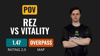 [POV] NIP REZ VS Vitality [Overpass] CS GO DEMO POINT OF VIEW