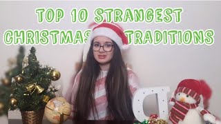 REACTING to the TOP 10 strangest CHRISTMAS TRADITIONS from around the WORLD 🎄🌍