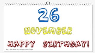 26 November Special New Birthday Status Video , happy birthday wishes, birthday msg quotes जन्मदिन