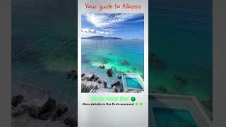 GUIDE to ALBANIA! Turquoise Paradise 🌊 #Shorts