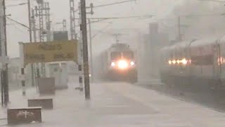 TRAINS in RAINS | Trains Under HEAVY RAIN on it's High Speed | बारिश में ट्रेनें | PART 1