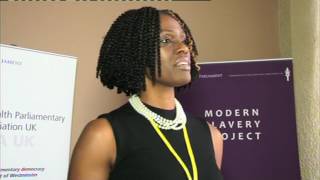 R. Evon Idahosa at Modern Slavery Africa Regional Workshop