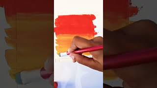 how to make beautiful sunset painting #anamartandcraft #sunsetpainting #easypaintingsforbegginwrs #