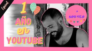 1 AÑO EN YOUTUBE 🎂  | Mi PRIMER AÑO como BOOKTUBER 📚  + SORTEO