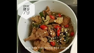 How to make pork belly cooked with fishsauce-Cách nấu thịt ba rọi kho tiêu ngon nhất | HNAG79 #9