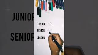 junior vs a senior vs legend drawing competation