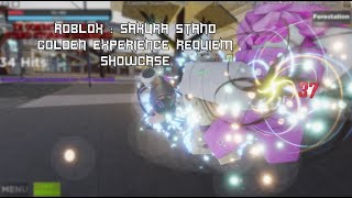 [Roblox Sakura Stand]GOLDEN EXPERIENCE REQUIEM SHOWCASE