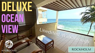 Deluxe Ocean View Room | Rockholm Wellness Resort in Kerala | Unedited Walkthrough