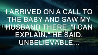 I Arrived On A Call To The Baby And Saw My Husband There. "I Can Explain," He Said. Unbelievable..