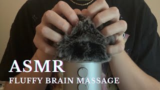 ASMR | Brain Massage 💤 - Fluffy Mic Scratching (No Talking)