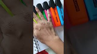 Trying Camlin highlighter#shorts #fun #viral