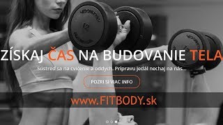 FITBODY.sk - STVORENÉ PRE VÝKON...