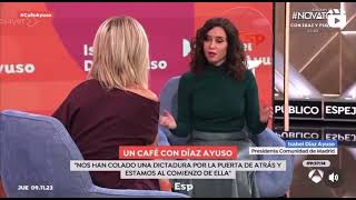 ISABEL DÍAZ AYUSO: "ESPAÑA YA ES UNA DICTADURA" DÍA NEGRO PARA ESPAÑA - 9 NOVIEMBRE 2023