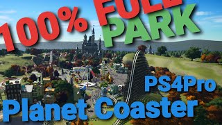 100% Park Limit Planet Coaster Console PS4Pro (Test Park)