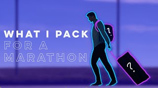 What I pack for a Marathon Race | Race Gear, Cameras, and more!