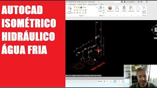 Como fazer desenho de isométrico hidraulico, de agua fria no AutoCAD