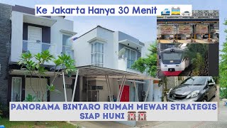 Review Panorama Bintaro Rumah Strategis Siap Huni Naik Kereta KAI Commuter