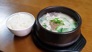 간단요리 | 자취요리 | 1인분 순대국밥 - 먹고 남은 순대로 왠만한 체인점보다 맛있는 뜨끈한 순대국밥 만들기