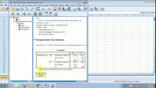 HOW TO DO AND INTERPRET SPEARMAN'S CORRELATION-SPSS