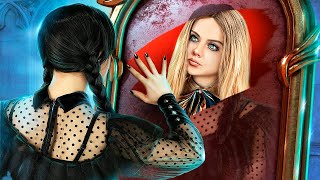 Wednesday Addams vs M3GAN Doll! Schimbare Extremă de Look cu Gadgeturi!