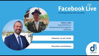 Facebook-Live mit Bürgermeister Erik Lierenfeld