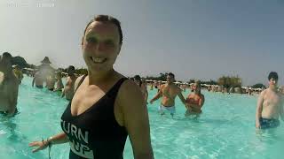 siam waterpark tenerfie the wave pool at siam beach .....how many waves !!!! 1/11/22