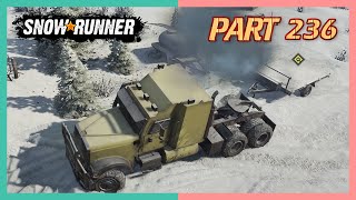 SNOWRUNNER Gameplay Lost Cargo Deliver To The Beekeeper's House