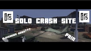 How to solo crash site | Roblox Black Hawk Rescue Mission 5