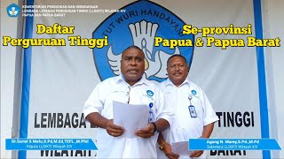 DIPAPUA BINGUNG MAU KULIAH DIMANA ? BERIKUT DAFTAR PERGURUAN TINGGI YANG ADA DI PAPUA & PAPUA BARAT