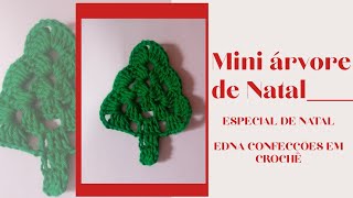 Mini árvore de Natal em Crochê