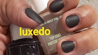 luxedo essie nail polish for winter color dark