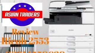 Ricoh MP 2553 Review Paper Jaming  Service Program Mode MP2554 MP2555 MP3053 MP4054 By Asian Traders