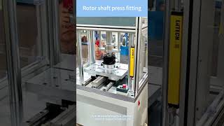 Rotor into shaf，precision pressingt#machine#industrialmachinery#precisionmanufacturing #chinafactory