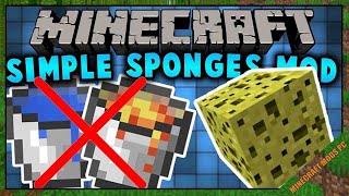 Simple Sponge Mod 1.16.5/1.12.2 - Minecraft Mods for PC