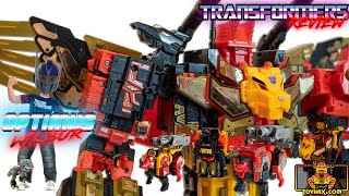 Optimus Wilbur : Wei Jang Sky Soarer KO #transformers Predaking with #toyhax #compilation