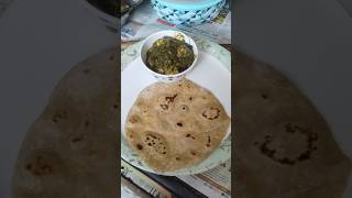 Palak panner with chapathi