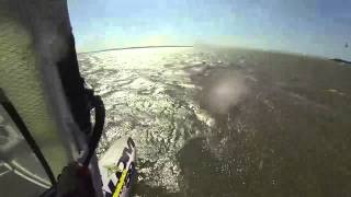 Windsurfing 16/2/14 Wellington Point Neilpryde EVO5 6.4m JP Slalom VIII 96L