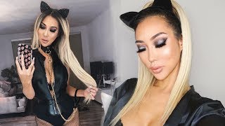 GRWM KITTY CAT TUTORIAL | Arika