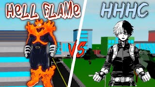 Half Hot Half Cold VS Hell Flame | Boku No Roblox Remastered