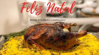 Peru de Natal perfeito. Com farofa especial