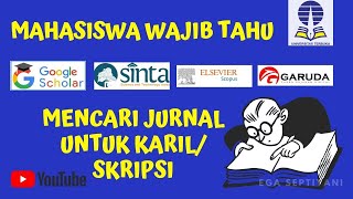 CARA MENCARI JURNAL TERINDEKS DI SINTA