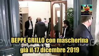 BEPPE GRILLO GIÀ A DICEMBRE CON LA MASCHERINA, "VOGLIONO RIPULIRE LA SOCIETÀ"