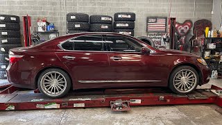 2011 Lexus LS460 Front Wheel Stud Replacement ( Step By Step Installation )