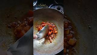 fried onion masaledar bhindi recipe | tasty asmr cooking😋 #asmr #food #cooking #viral #shorts