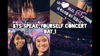 bts speak yourself tour in new jersey day 1 | vlog