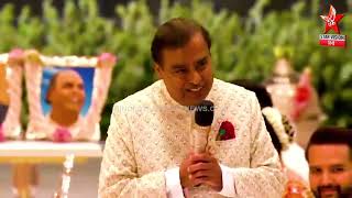 Mukesh Ambani explains the importance of a traditional Hindu wedding to the guests