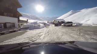 Let's drive the winding roads (Juf, Graubunden, Switzerland)